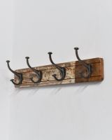 Reclaimed Wood & Iron Coat Hooks Reclaimed Wood & Iron Coat Hooks