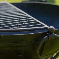 Close up of Half Grill on Kadai Bowl 