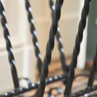 Twisted Wrought Iron Metalwork in Situ