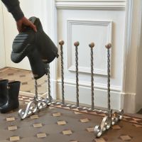 “Adelbury” Silver 3 Pair Welly Rack insitu