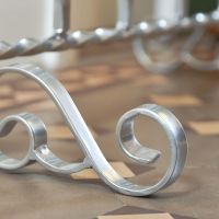 Close up of scrollwork 