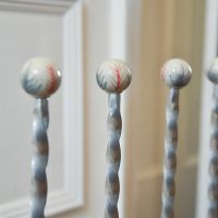 Close up of ceramic balls 