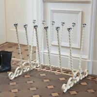 "Hollinbury" Cream 6 Pair Boot Rack "Hollinbury" Cream 6 Pair Boot Rack