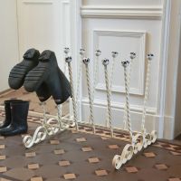 "Hollinbury" Cream 6 Pair Boot Rack "Hollinbury" Cream 6 Pair Boot Rack