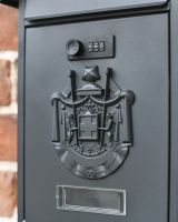 Close Up of Post Box With Combination Lock