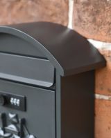 Close up of Top of post box 