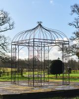"Aurora" Black Finish Gazebo In Situ 