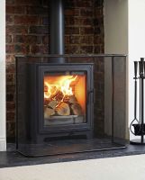 Traditional Black "Highgrove" Fire Guard