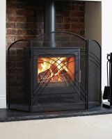 “Maynall Manor” Three Fold Arched Fire Guard Digital Illustration