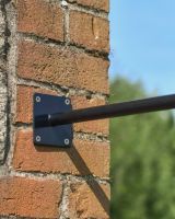 Close up of mounting bracket on eagle weathervane