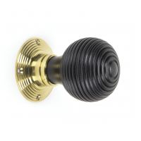 Ebony Wood Beehive Door Knob Ebony Wood Beehive Door Knob
