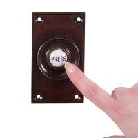 "Eddison Hall" Burnished Copper Wide Bell Push