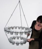 “Effies Jupiter” hanging tea light chandelier