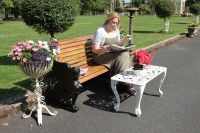 "Lady Amphora" Garden Bench
