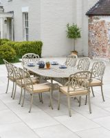 Eight Seater Garden Table and Chairs In Situ Eight Seater Garden Table and Chairs In Situ