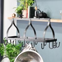 "Ellesmere" Hanging Saucepan Rack in Situ