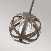 Eltham Contemporary Pendant Light in Vintage Iron Design Detail Eltham Contemporary Pendant Light in Vintage Iron Design Detail