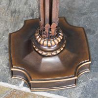 Base on the "Eltham Manor" Antique Gold Floor Lamp