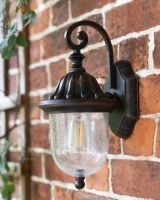 Embellished Victorian Wall Light Side View Embellished Victorian Wall Light Side View