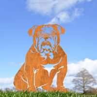 English Bulldog Silhouette Outdoors