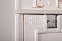 "Original Reproduction" White Elizabeth Regina Post & Parcel Box