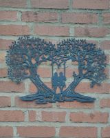 Eternal Canopy Silhouette Garden Wall Art main image