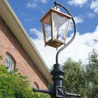 "Lincoln" Copper Swan Neck & Lamp Post 3.9m 