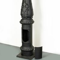 Black Concordia Hexagonal Extra Large Lantern & Lamp Post Set Black Concordia Hexagonal Extra Large Lantern & Lamp Post Set