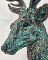 Close Up Details Of The Cast Aluminium Elk Bust Close Up Details Of The Cast Aluminium Elk Bust