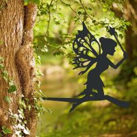Fairy With Wand Tree Spike in the Forest
