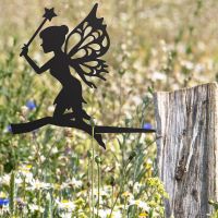Fairy With Wand Tree Spike in Situ Outdoors