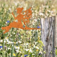 Sitting Fairy Tree Spike on Display Outdoors