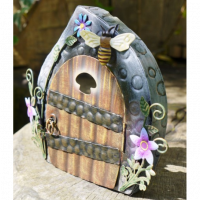 Side View of The Colourful Fairy Door Ornament Side View of The Colourful Fairy Door Ornament