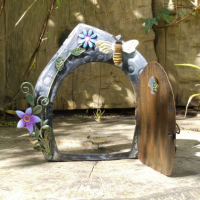 Fairy Ornament With The Door Open Fairy Ornament With The Door Open