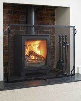 Large Flat Fire Screen Digital Illustration