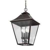 Davenham Modern Large Four Bulb Chain Lantern Close Up