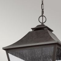 Davenham Modern Large Four Bulb Chain Lantern Sloped Roof