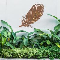 Feather Wall Art in Situ Outdoors