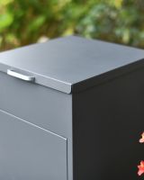 Felton contemporary grey parcel box top Felton contemporary grey parcel box top