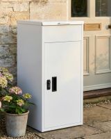 Felton White Contemporary Parcel Box digital illustration