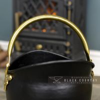 Close-up of the Brass Carry Handle on the Top