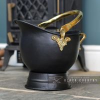 "Countess" Coal Bucket in Situ by the Fire Place "Countess" Coal Bucket in Situ by the Fire Place