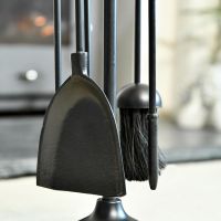 Close up of companion set tools 