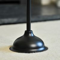 Close up of Black Iron Circular Base