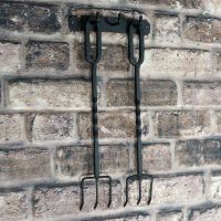 Two Three Prong Forks on thein Situ on the Wall Mounted Holder