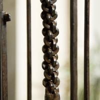 Close up of Knot Design on Companion Set 