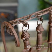 Tools Haging on the cast Iron Log Store