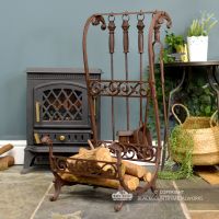 "Downton Abbey" Log Store & Tools Holding Logs