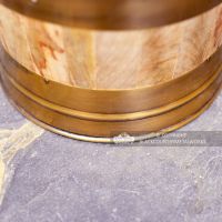 Close-up of the Base of the Log Basket