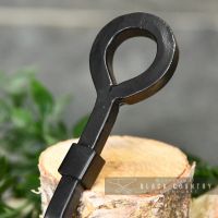 Looped Handle on the end of the Poker